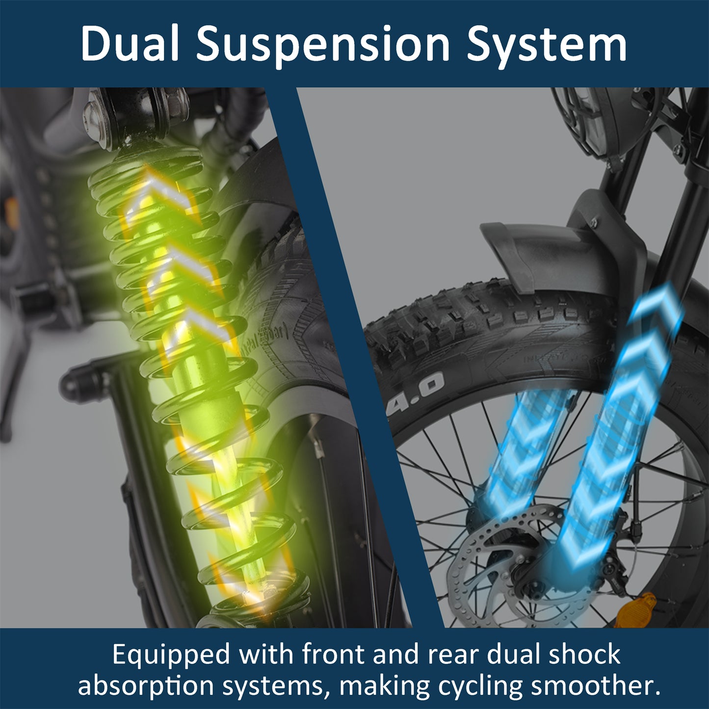 IDPOO IM-J1 20" Fat Tires Electric Bike 750W Brushless Motor 48V 15Ah Battery