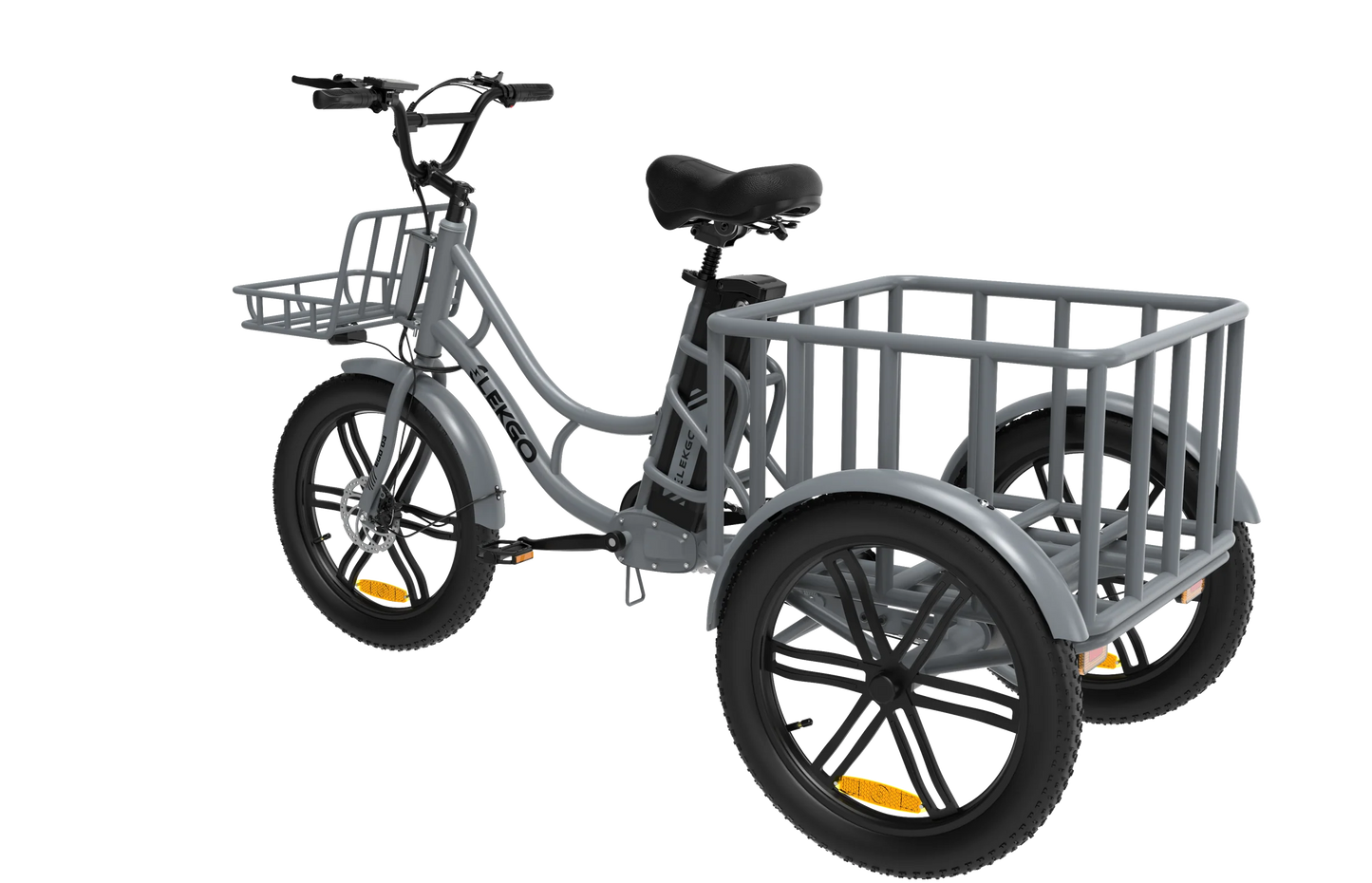 ELEKGo EGO 03 Electric Cargo Bike 500W Brushless Motor 48V 18Ah Battery