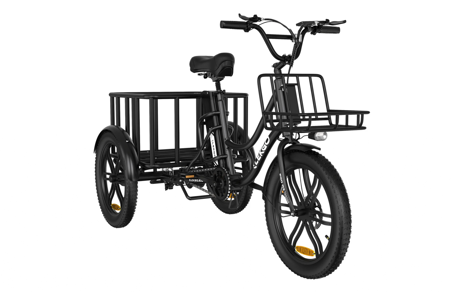 ELEKGo EGO 03 Electric Cargo Bike 500W Brushless Motor 48V 18Ah Battery