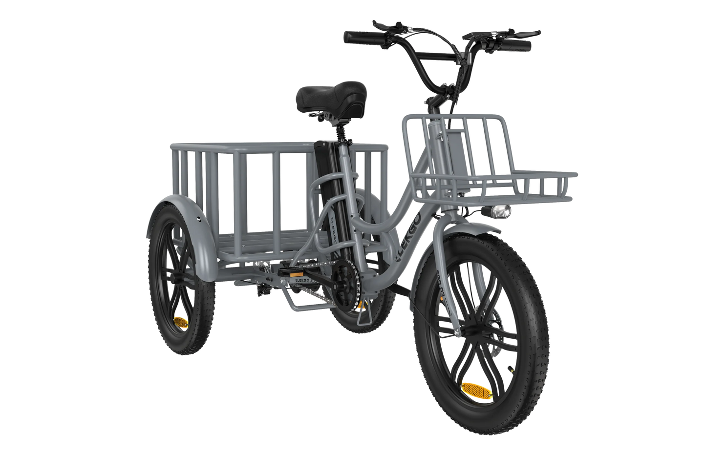 ELEKGo EGO 03 Electric Cargo Bike 500W Brushless Motor 48V 18Ah Battery