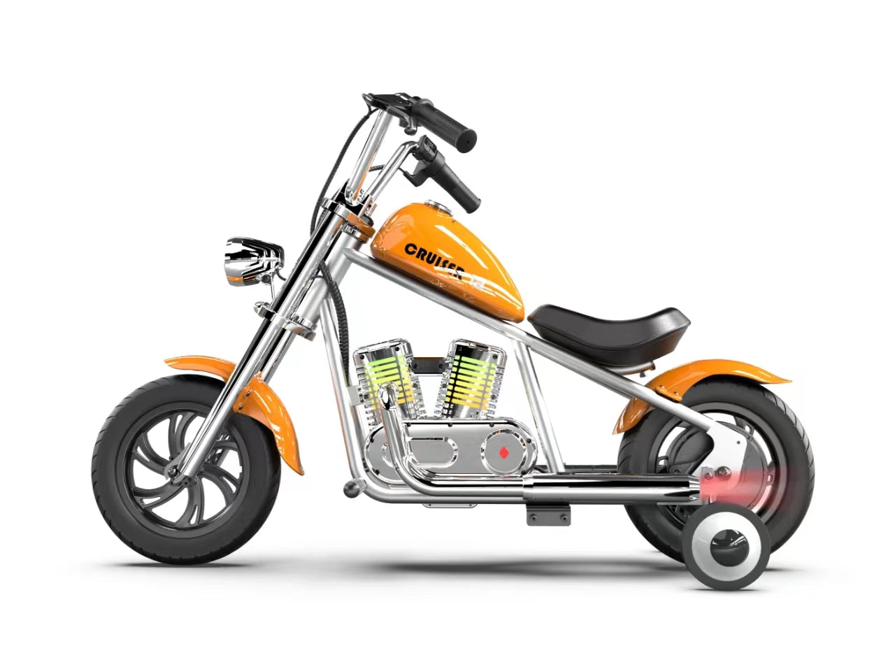 HYPER GOGO Cruiser 12 Plus Electric Motorcycle Kids 160W Motor 24V 5.2AH Battery