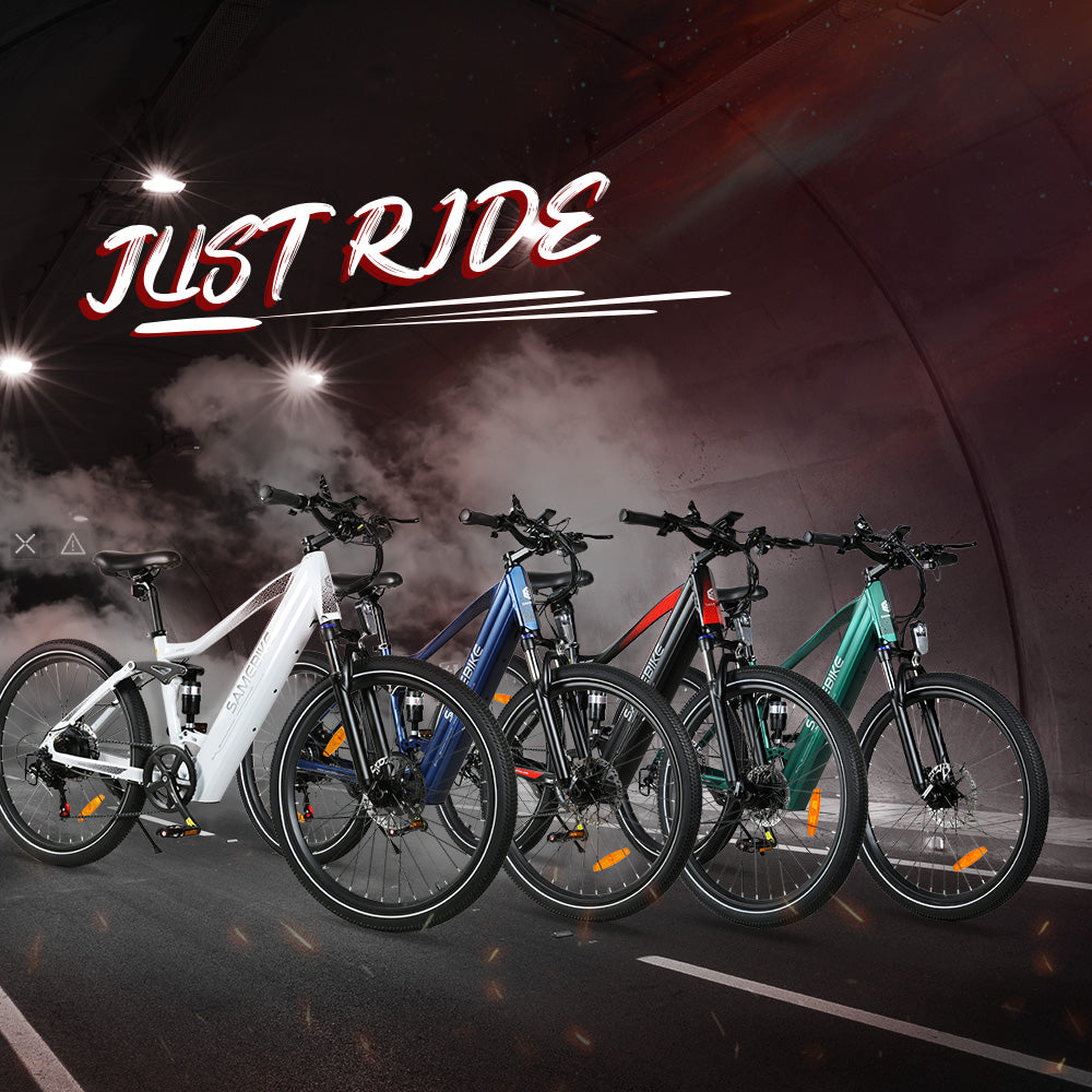 SAMEWAY XD26-II Hybrid Electric Mountain Bike 750W Motor 48V 14AH Battery