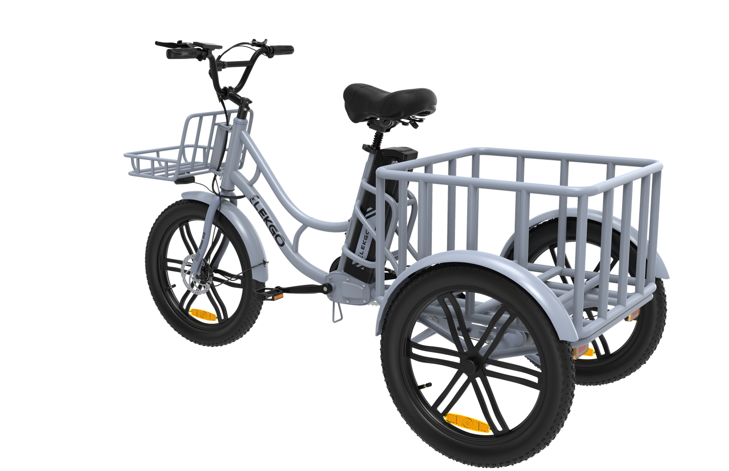 ELEKGo EGO 03 Electric Cargo Bike 500W Brushless Motor 48V 18Ah Battery